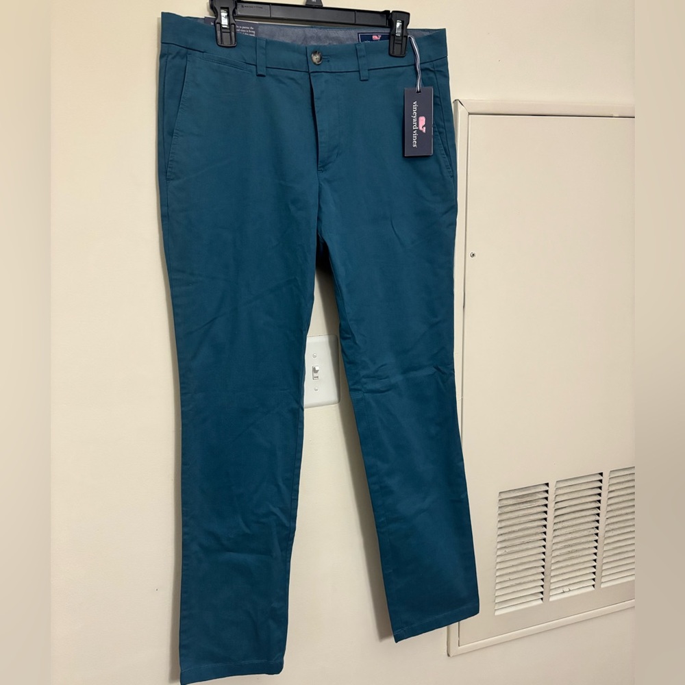 NEVER WORN WITH TAGS. Vineyard Vines Men's Blue Chinos/Khakis